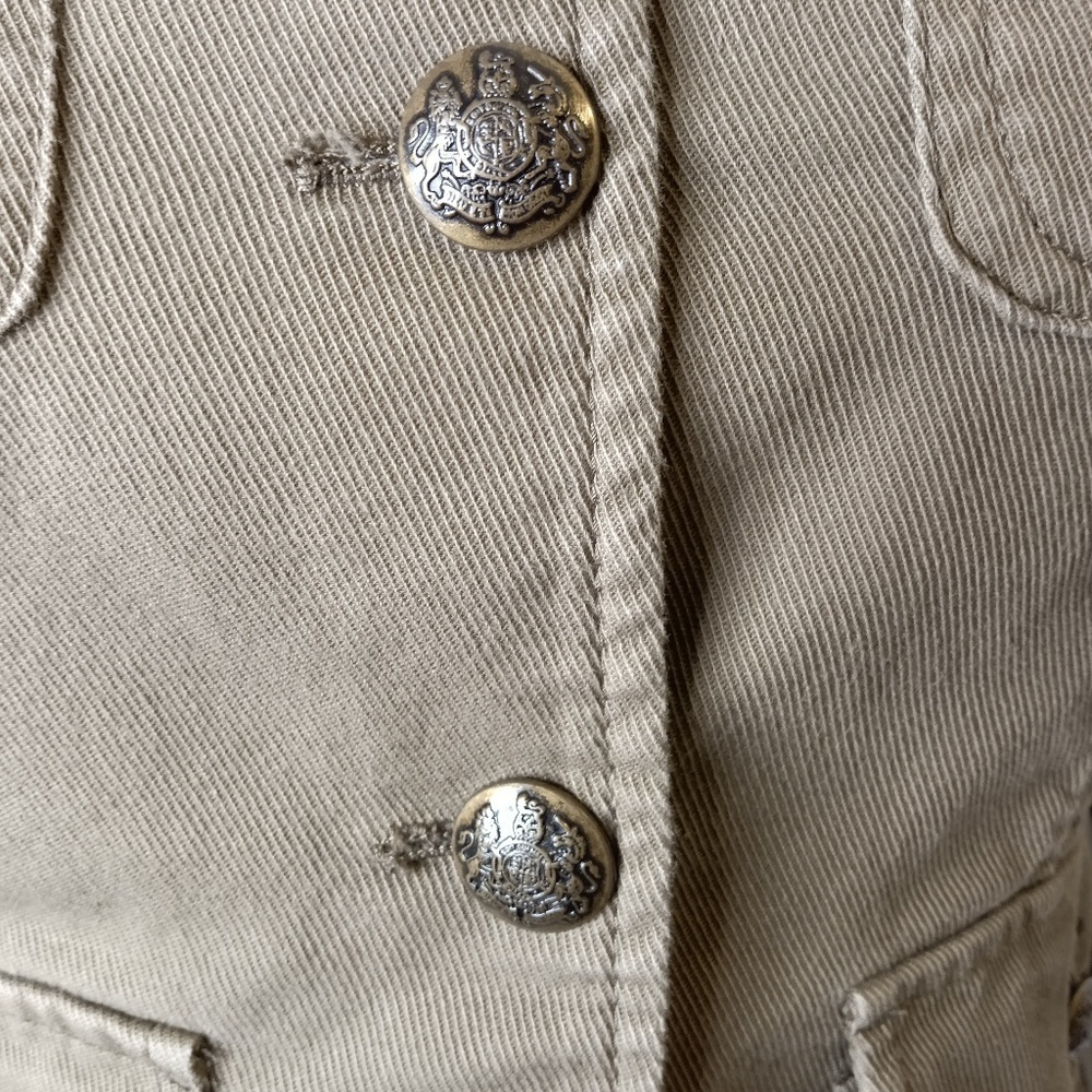 BANANA REPUBLIC Utility Jacket Sz 00P - Picture 8 of 10